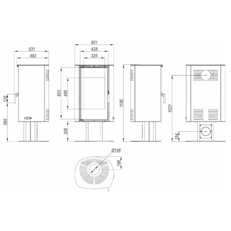 Defro Home Dea Top 9 kW