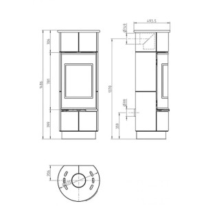 Thorma Atika standard (Cadiz) – Kafel Biały