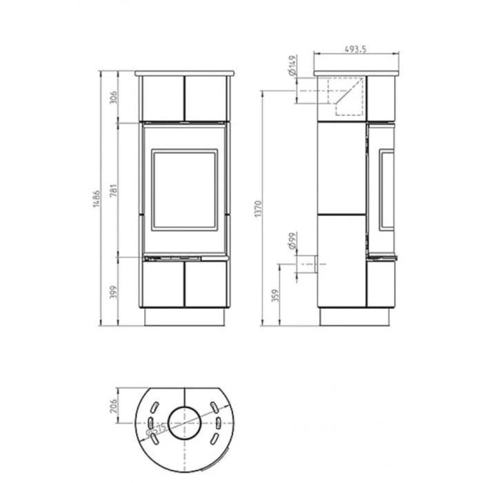 Thorma Atika standard (Cadiz) – Kafel Biały
