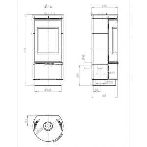 Thorma Andorra plus – kafel biały