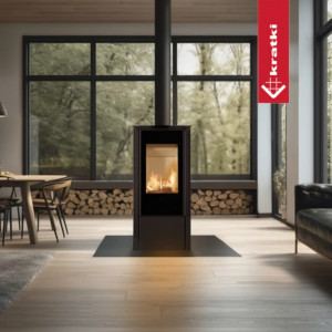 Piec stalowy KRATKI HATI Ø 150 5,5 kW