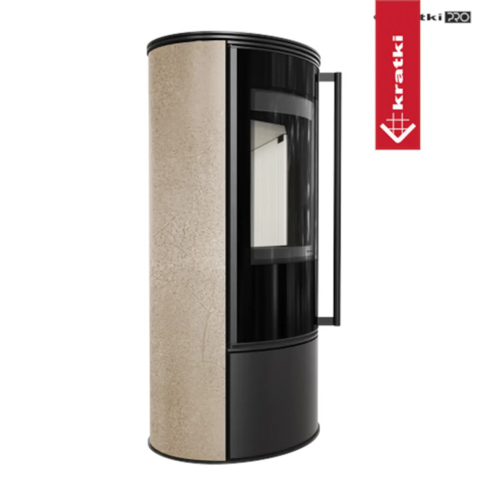 Piec wolnostojący KRATKI ERIK Ø 150 5,5 kW GOLD SATIN