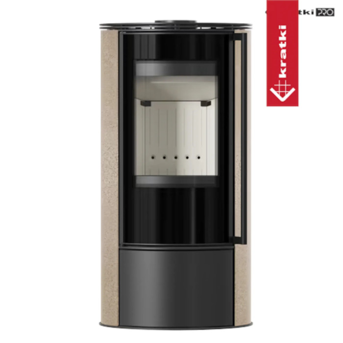 Piec wolnostojący KRATKI ERIK Ø 150 5,5 kW GOLD SATIN