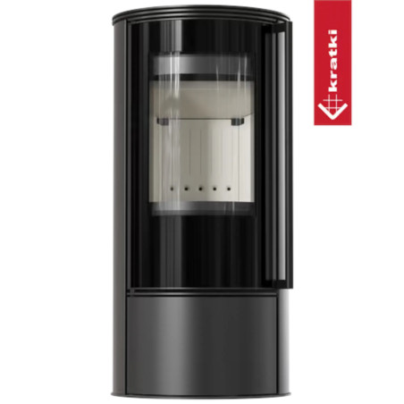 Piec wolnostojący stalowy KRATKI SKADI Ø 150 5,5 kW