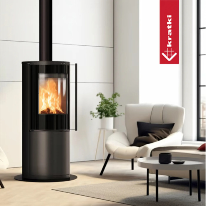 Piec stalowy KRATKI SVEN Ø 150 7 kW
