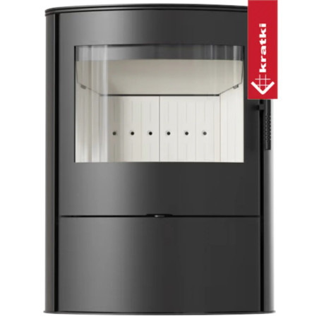 Piec wolnostojący KRATKI AB/S/2/ROLLO Ø 150 10 kW