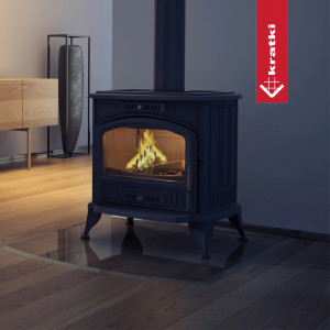 Piec żeliwny koza KRATKI K6 Ø 130 8 kW