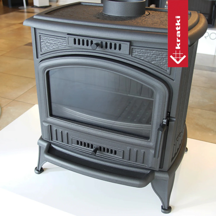 Piec żeliwny koza KRATKI K6 Ø 130 8 kW