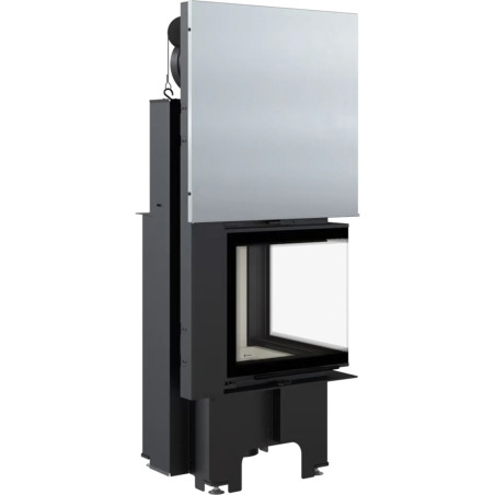 Kominek powietrzny stalowy VNP 480/480 8 kW Ø 200 Gilotyna