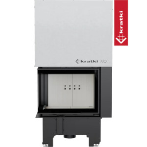 Kominek powietrzny stalowy KRATKI VNL 610/430 9 kW Ø 200 Gilotyna