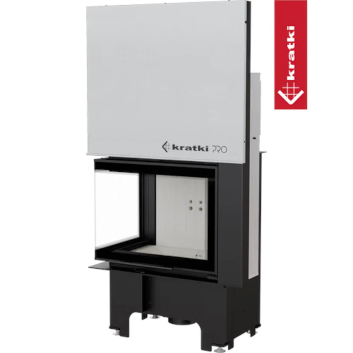 Kominek powietrzny stalowy KRATKI VNL 610/430 9 kW Ø 200 Gilotyna