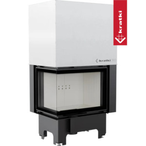 Kominek powietrzny stalowy KRATKI VNL 700/480 12 kW Ø 200 Gilotyna