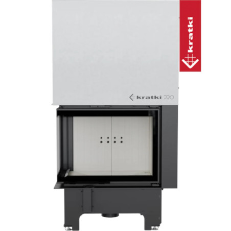 Kominek powietrzny stalowy KRATKI VNL 700/480 12 kW Ø 200 Gilotyna