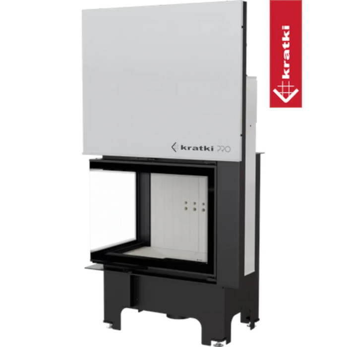 Kominek powietrzny stalowy KRATKI VNL 700/480 12 kW Ø 200 Gilotyna