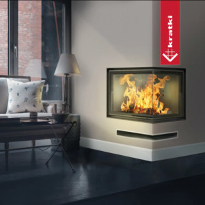 Kominek powietrzny stalowy KRATKI VNP 700/480 12 kW Ø 200 Gilotyna