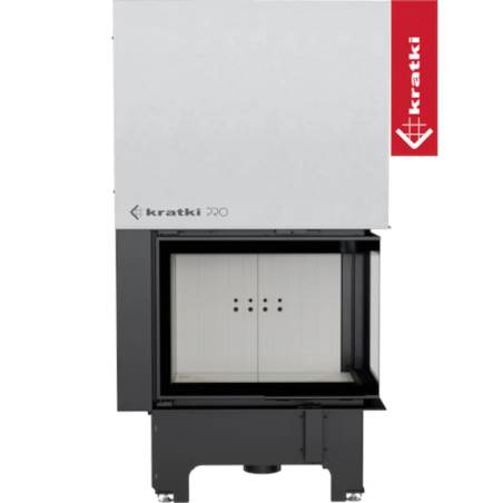 Kominek powietrzny stalowy KRATKI VNP 700/480 12 kW Ø 200 Gilotyna