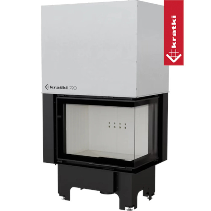 Kominek powietrzny stalowy KRATKI VNP 700/480 12 kW Ø 200 Gilotyna