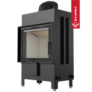 Kominek powietrzny stalowy KRATKI LUCY 12 kW Ø 200