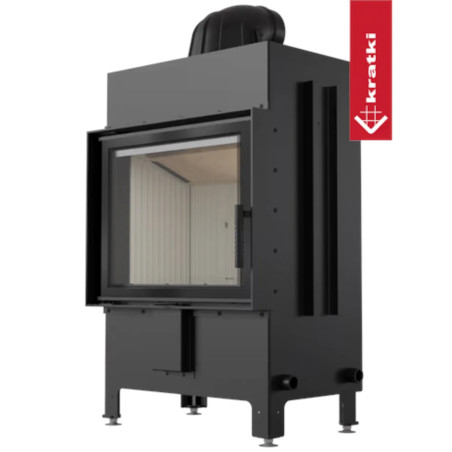 Kominek powietrzny stalowy KRATKI LUCY 12 kW Ø 200