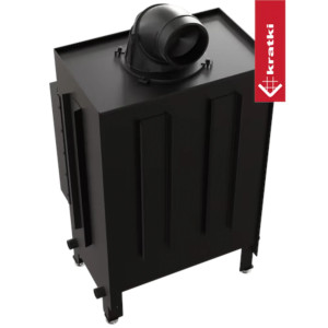 Kominek powietrzny stalowy KRATKI LUCY 12 kW Ø 200