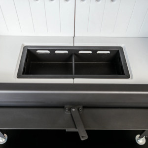Kominek KRATKI FLOKI M prawy 10 kW Ø 200