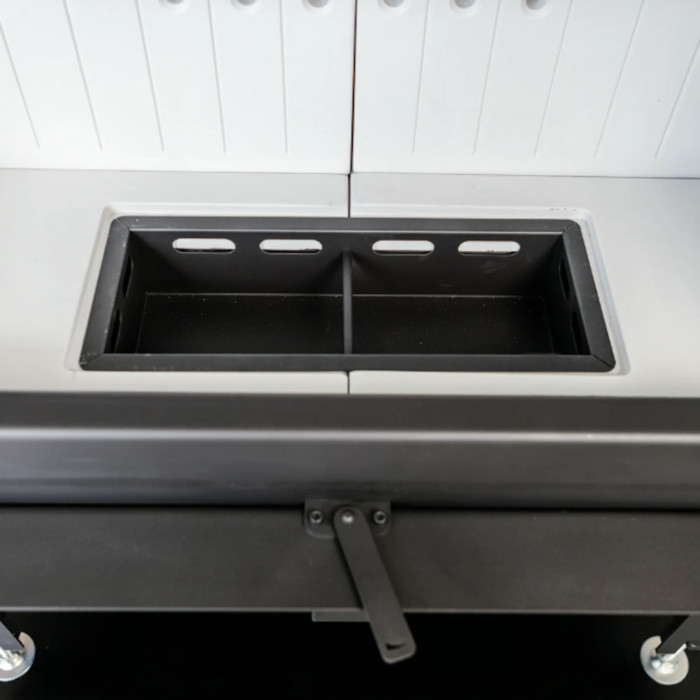 Kominek KRATKI FLOKI M prawy 10 kW Ø 200