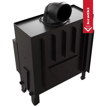 Kominek KRATKI FLOKI L lewy 12 kW Ø 200