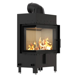 Kominek KRATKI LUCY lewy 12 kW Ø 200