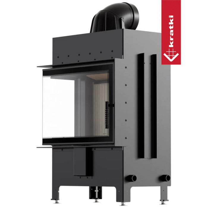 Kominek KRATKI LUCY lewy 12 kW Ø 200