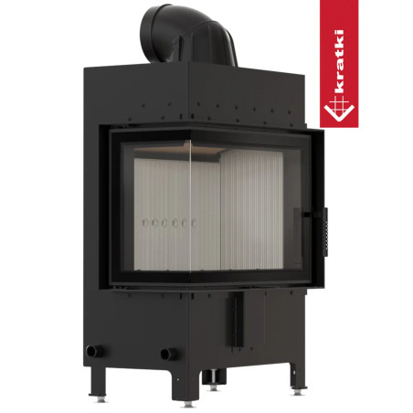 Kominek KRATKI LUCY lewy 12 kW Ø 200