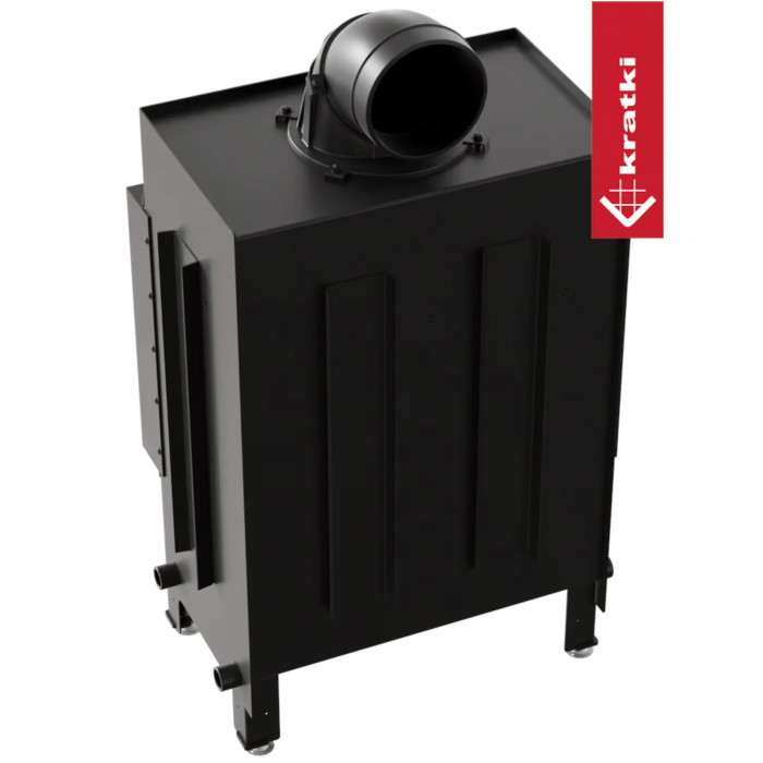 Kominek KRATKI LUCY lewy 12 kW Ø 200