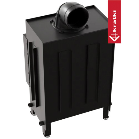 Kominek KRATKI LUCY lewy 12 kW Ø 200