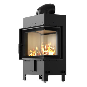Kominek KRATKI LUCY prawy 12 kW Ø 200