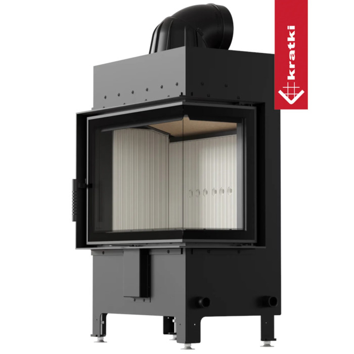 Kominek KRATKI LUCY prawy 12 kW Ø 200