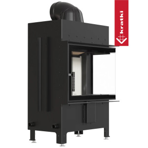 Kominek KRATKI LUCY prawy 12 kW Ø 200