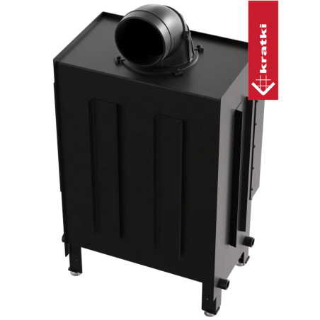 Kominek KRATKI LUCY prawy 12 kW Ø 200