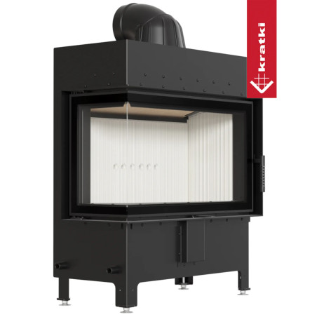 Kominek KRATKI LUCY lewy 14 kW Ø 200