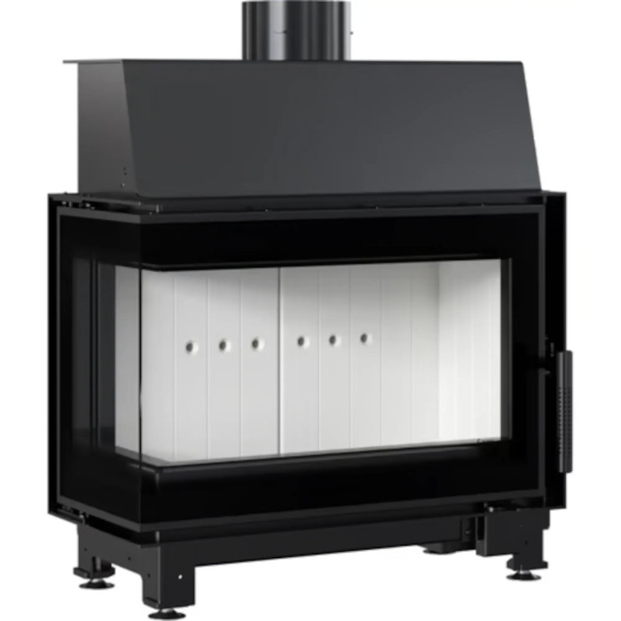 Kominek KRATKI SIMPLE lewy 6 kW Ø 150