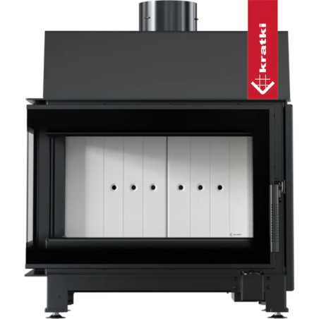 Kominek KRATKI SIMPLE lewy 6 kW Ø 150