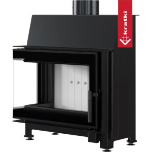Kominek KRATKI SIMPLE lewy 6 kW Ø 150