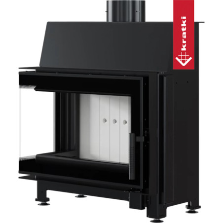 Kominek KRATKI SIMPLE lewy 6 kW Ø 150