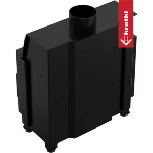 Kominek KRATKI SIMPLE lewy 6 kW Ø 150