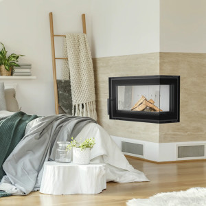 Kominek KRATKI SIMPLE prawy 6 kW 150
