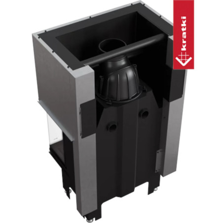 Kominek KRATKI NBC 680/280 7 kW Ø 160 Gilotyna