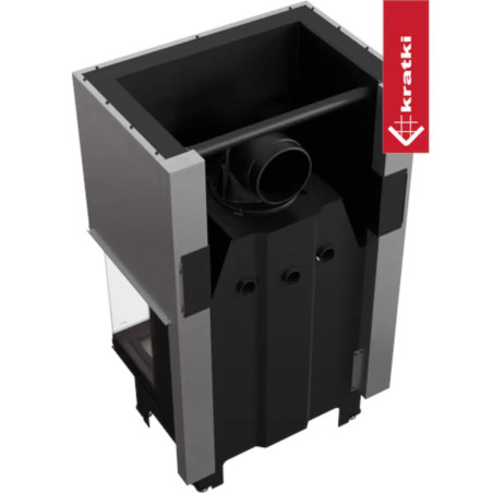 Kominek KRATKI NBC 800/400 lewy prawy 10 kW Ø 200 Gilotyna
