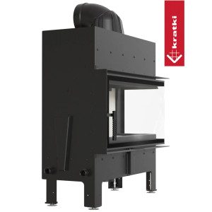 Kominek KRATKI FLOKI L prawy 12 kW Ø 200