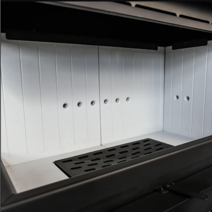 Kominek KRATKI FLOKI L prawy 12 kW Ø 200