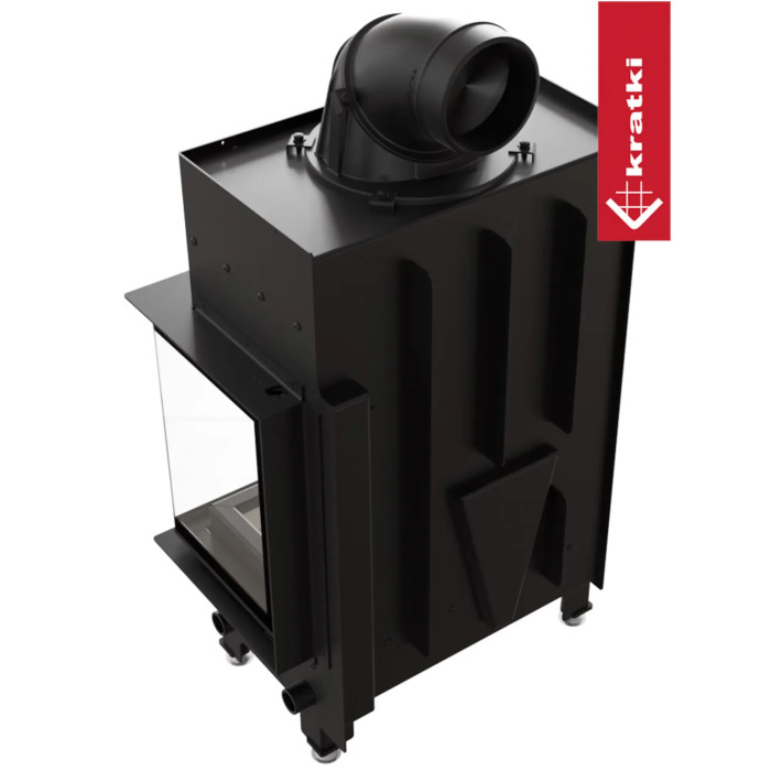 Kominek KRATKI FLOKI S prawy 8 kW Ø 160