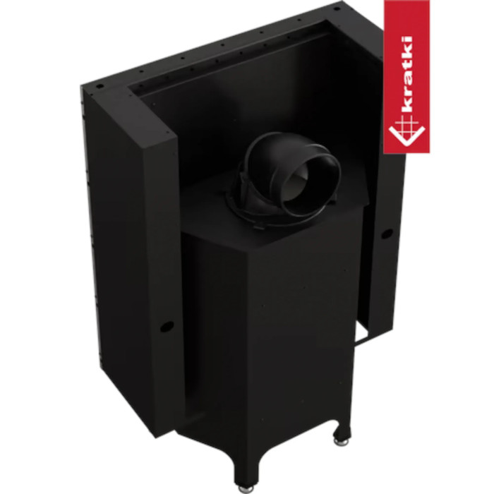 Kominek KRATKI NADIA 10 kW Ø 200 Gilotyna
