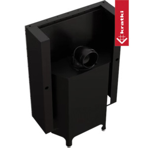 Kominek KRATKI NADIA 13 kW Ø 200 Gilotyna